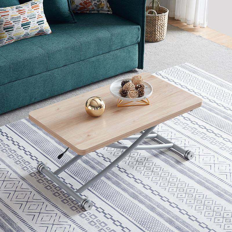 多功能升降茶几秒变餐桌桌子两用折叠移动饭桌简约小户型伸缩实木