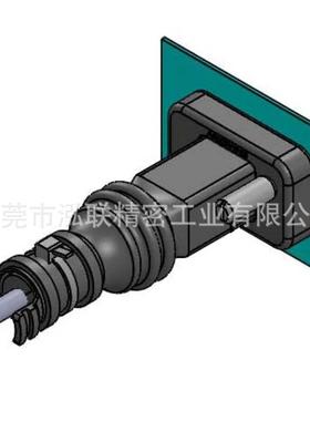 MUSBR-AHD2-341SK替代品USB连接器IP67BootStyleHood
