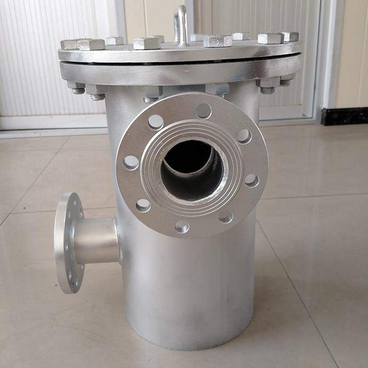 篮式过滤器 提篮式快开管道污水毛发收集器