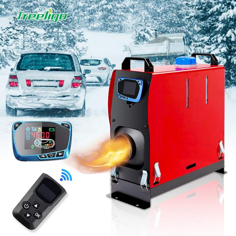 驻车燃油加热器12v24v一体机车载汽车货车柴暖卡扣式空气加热器