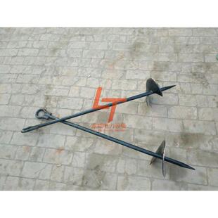 电力施工临时地锚钢丝电力地锚钻临时手动地锚钻拉线地桩