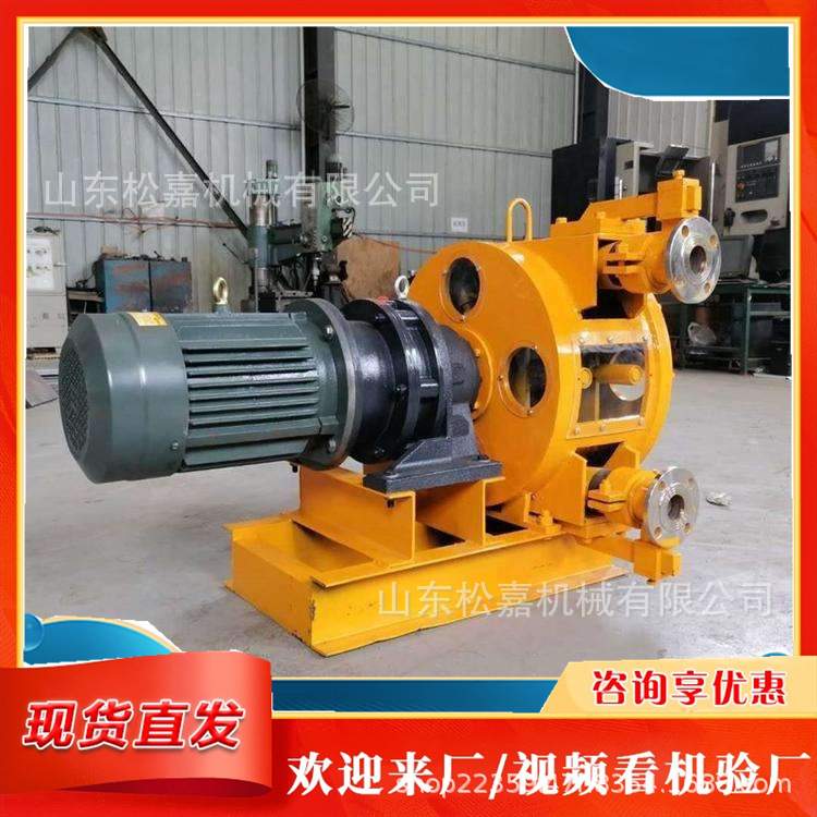新型工业软管泵 混凝土污水污泥无堵塞 大流量粘稠浆液软管输送泵