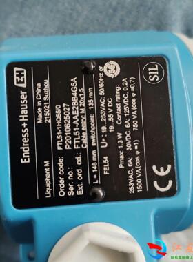 恩德斯豪斯液体音叉限位开关FTL51-AAE2BB4