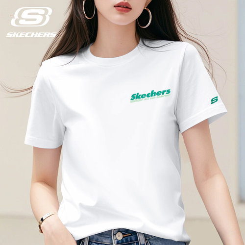 斯凯奇斯凯奇短袖T恤纯棉运动服