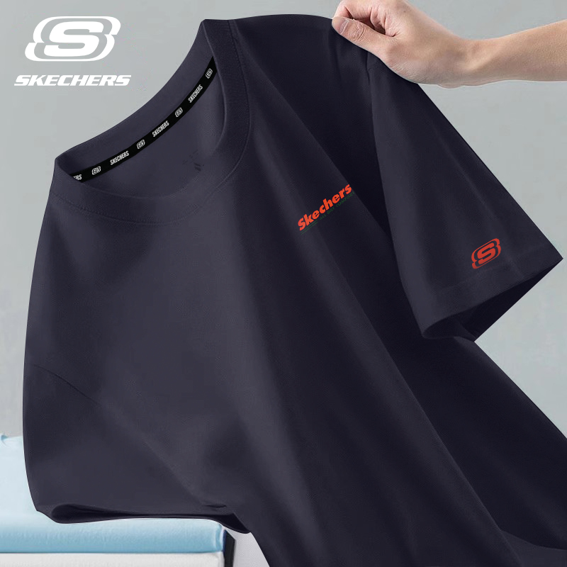 斯凯奇运动短袖t恤情侣透气半袖