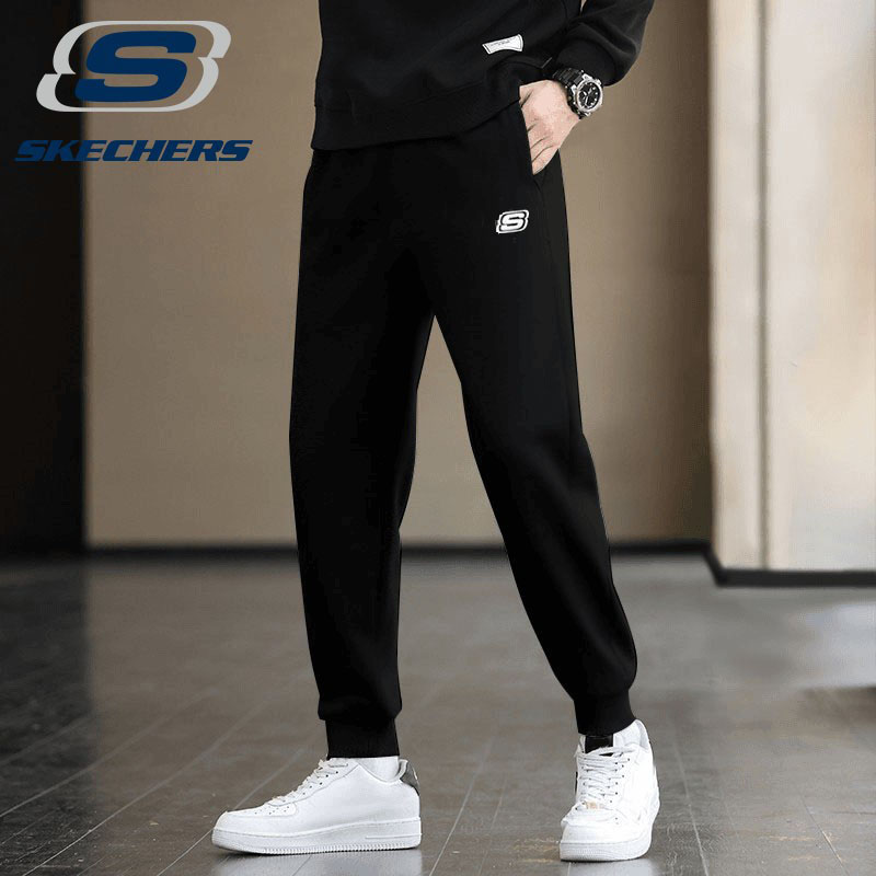 斯凯奇运动长裤男款束脚针织卫裤