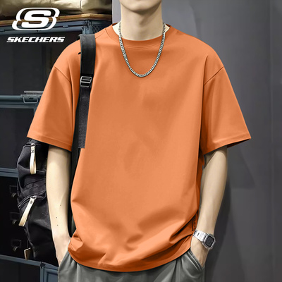 斯凯奇冰丝短袖男夏季薄款跑步