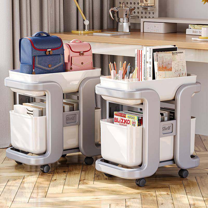书包置物架可移动书架书本籍书桌收纳架神器家用放书包桌下收纳柜,收纳整理,书桌收纳置物架,淘宝优惠券,粉丝福利购,淘宝优惠卷