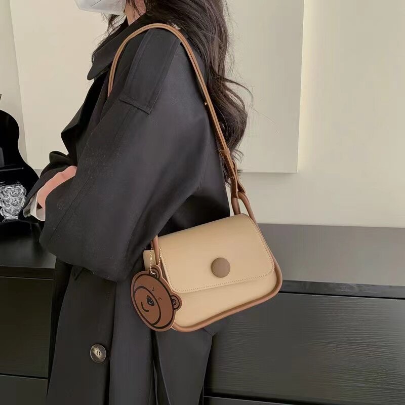 韩里韩气的包包斜挎女小挎包洋气百搭小包小众设计感女包网红设计