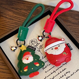 圣诞节礼物2025新款活动小礼品实用送女生男圣诞树老人创意钥匙扣