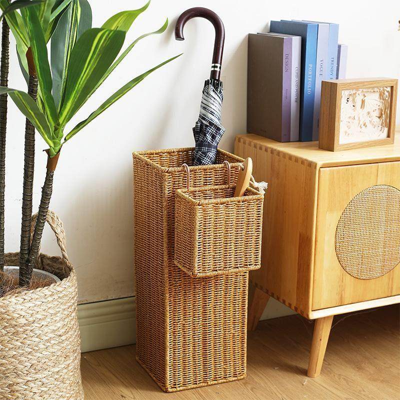 门口雨伞收纳桶彷藤编沥水伞架民宿咖啡馆家用伞筒存放雨伞收纳层,住宅家具,家用雨伞架,淘宝优惠券,粉丝福利购,淘宝优惠卷