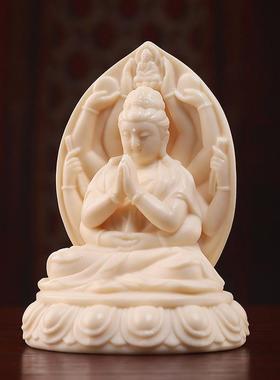 戴玉堂林弋新陶瓷摆件《本命佛十二生肖守护神》玉黄瓷家用供奉