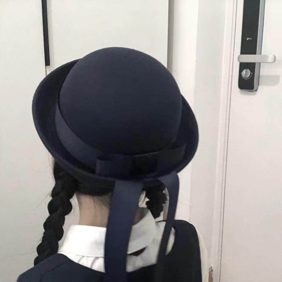 JK制服帽小圆帽日系百搭
