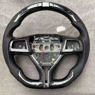 适用玛莎拉蒂levante莱万特ghibli吉博力总裁GT碳纤维方向盘改装
