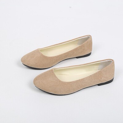 shoeswomen春秋新款绒面