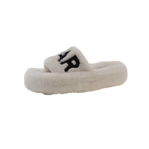 shoeswomen潮牌厚底毛毛