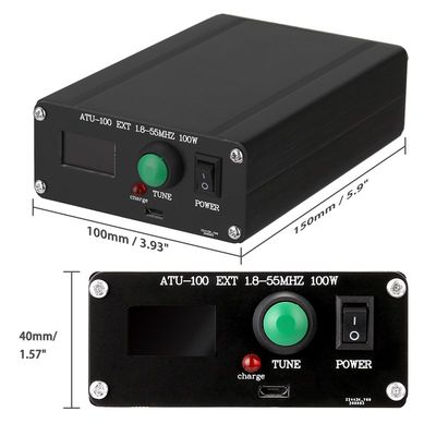 网红ATU-100 EXT Automatic Antenna Tuner 1.8-55MHz 100W Open