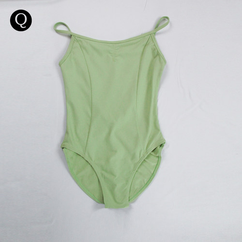 进口奶丝后V领体服芭蕾舞服