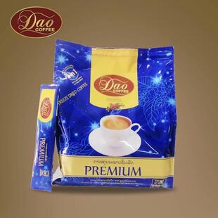 老挝DAO进口冻干咖啡粉香醇速溶三合一600g袋30条 火山高原豆特产