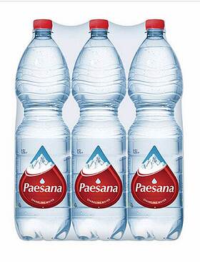 Paesana帕萨娜云顶 意大利原装进口充气饮用水1.5L*6瓶