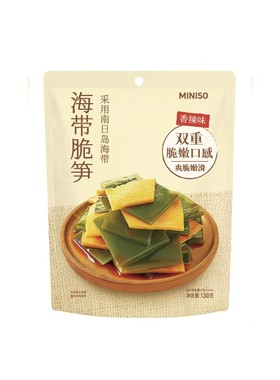 MINISO名创优品海带结即食酸辣味下饭菜零食网红小吃酸辣味新包装