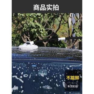 2023弯杆洗车拖把不伤车漆软毛伸缩车用汽车刷子专用除尘掸子神器