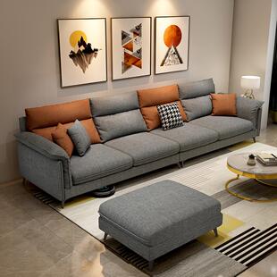 CBD家居布艺沙发2025年新款客厅小户型棉麻现代组合简