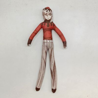 鬼灭之刃抽象玩偶祢豆子炭治郎公仔手脚铁丝骨架可童磨老鼠干