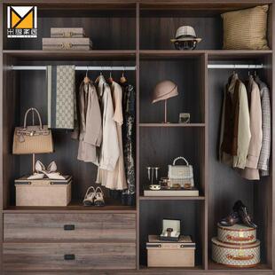 米思样板房衣服衬衫衣柜展厅软装搭配轻奢样板间衣帽间摆件装饰品