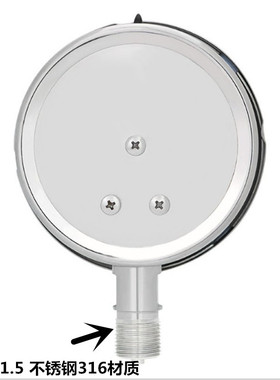 热销Y100不锈钢耐震压力表 水压油压气压 真空表 YN100BF抗震0-1.