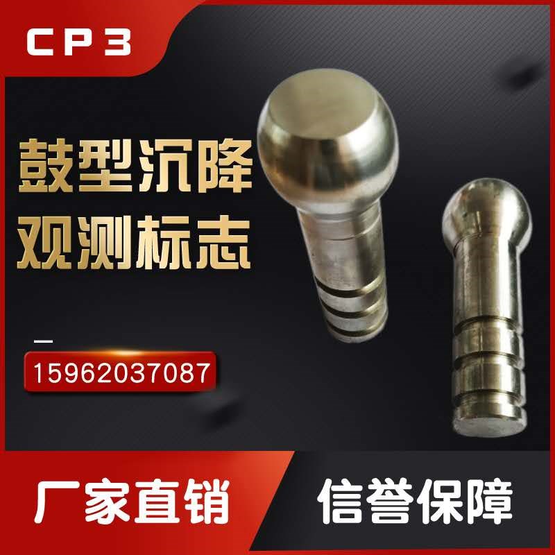 热销不锈钢鼓型沉降观测点 沉降观测标志 测量控制点水准点