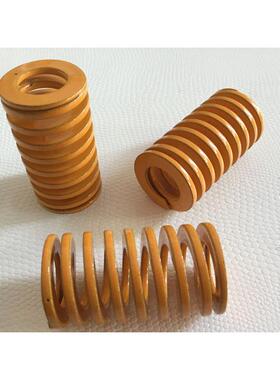 黄色弹簧日标模具弹簧 国产优质模具弹簧 矩形弹簧40*40 45~200