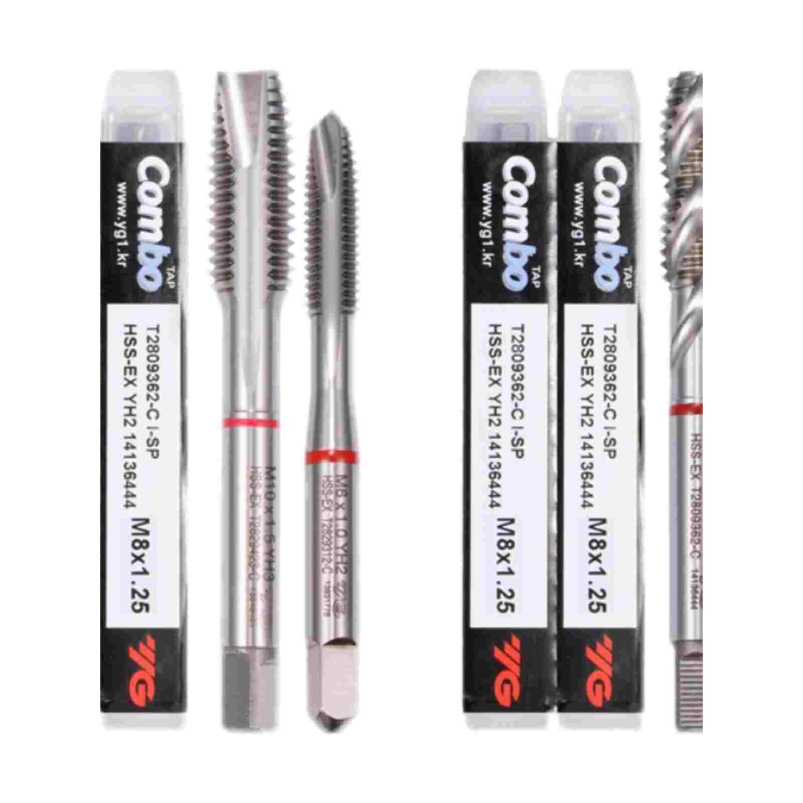 韩国YG养志园进口机用丝锥M3M4M5M6M8丝攻螺旋先端丝锥不锈钢铝