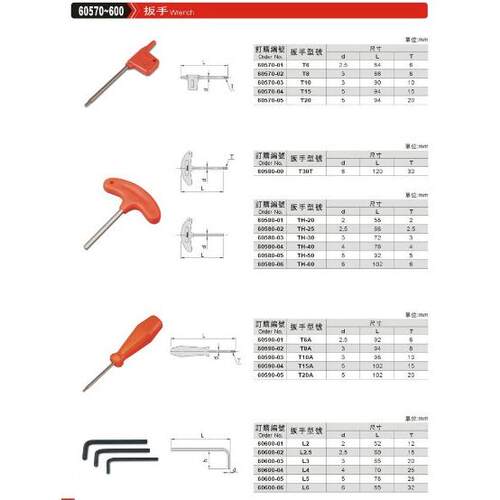 正品台湾精展扳手60580-T30T-TH-20-TH25-TH-30-TH-40-TH-50