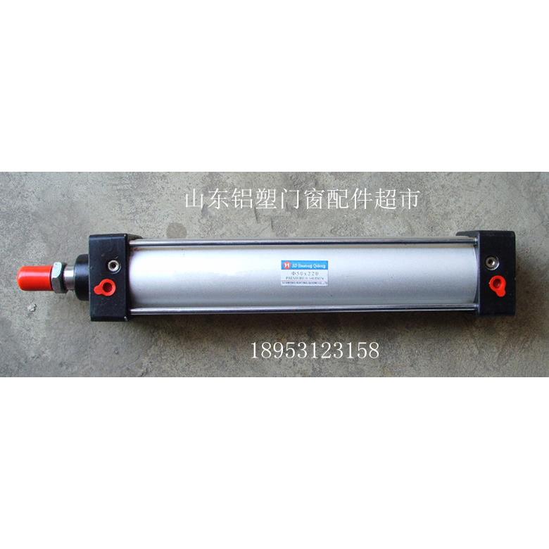 精密锯气缸50*220双头锯门窗设备双作用方缸断桥铝合金门窗机器