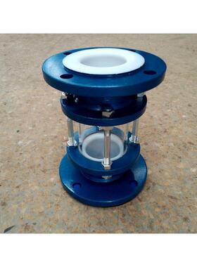 HGSO7F46视盅视镜 衬氟法兰视盅四氟视盅 耐腐蚀性强酸碱DN15-250