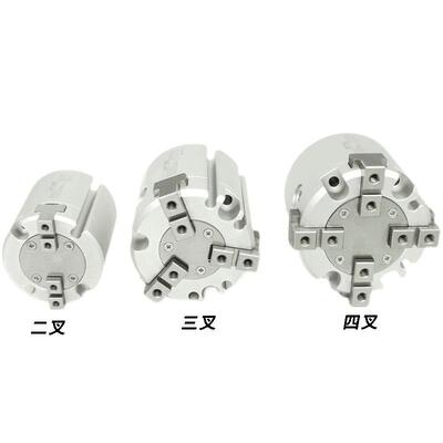 积木气动手指气缸二三四爪HFCY25HFCX25 HFCI16 20 32 40 50 63
