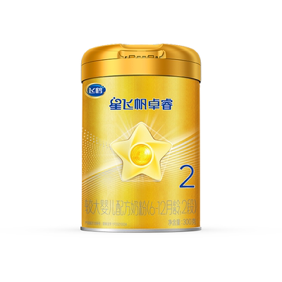 飞鹤卓睿HMO升级2段奶粉300g礼盒