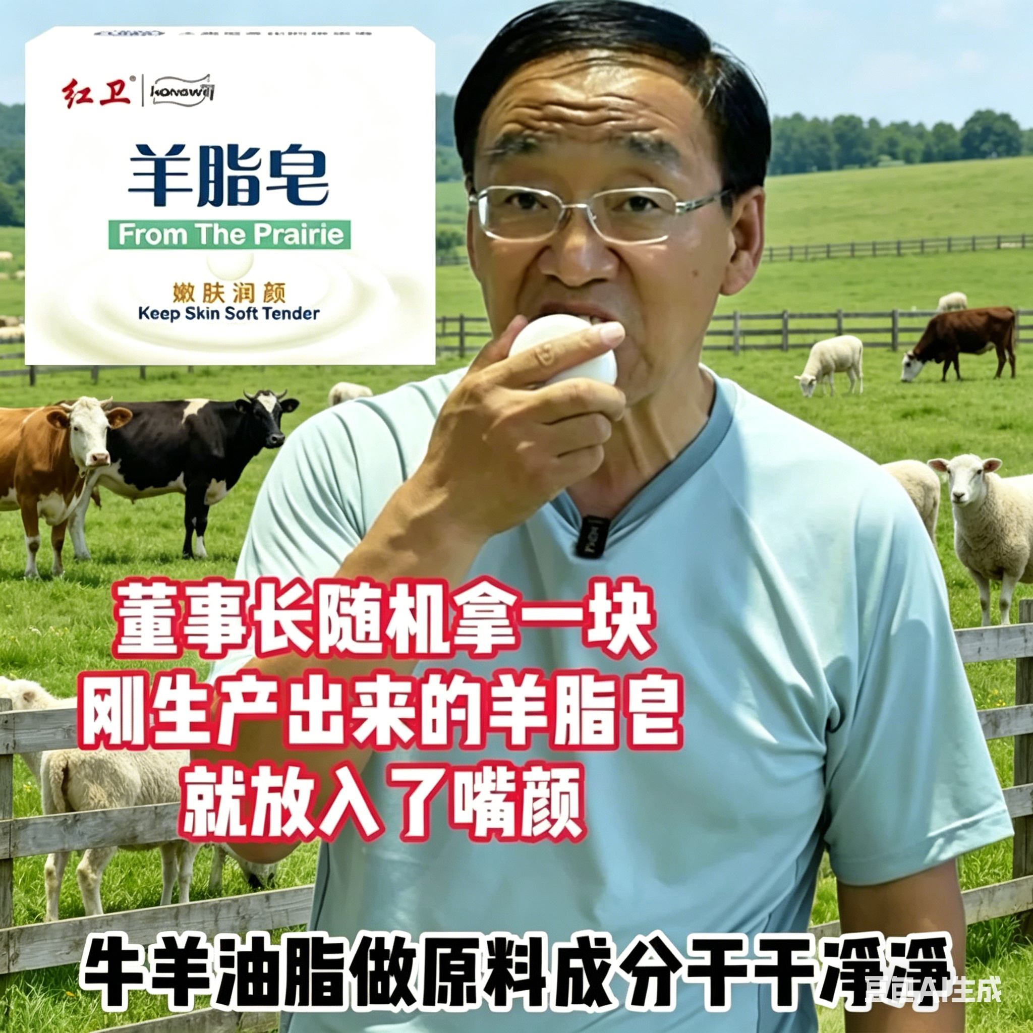 红卫羊脂皂官方旗舰店羊奶皂天然肥皂洗衣皂洁面沐浴洗脸洗澡香皂
