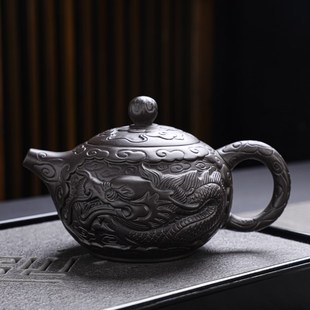 老紫泥紫砂c茶壶一壶两杯手工家用大容量泡茶壶功夫茶具茶壶杯壶
