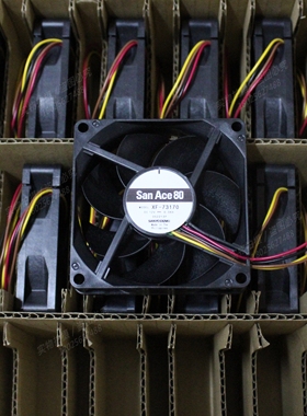 XF-73170 9GA0812P6M001/4全新三洋 8020 8CM 12V 0.06A 散热风扇