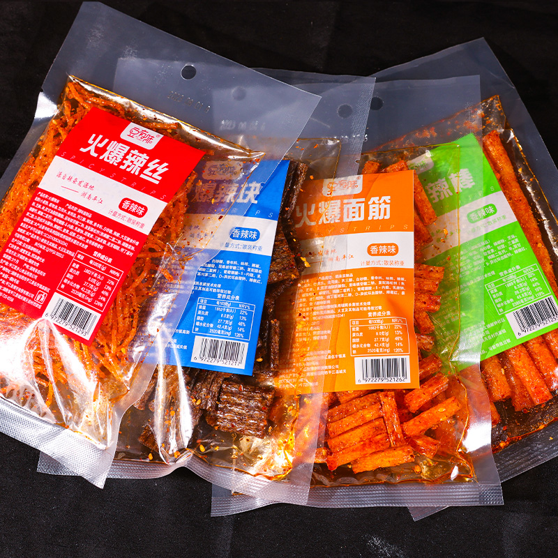 豆有味网红解馋辣条组合