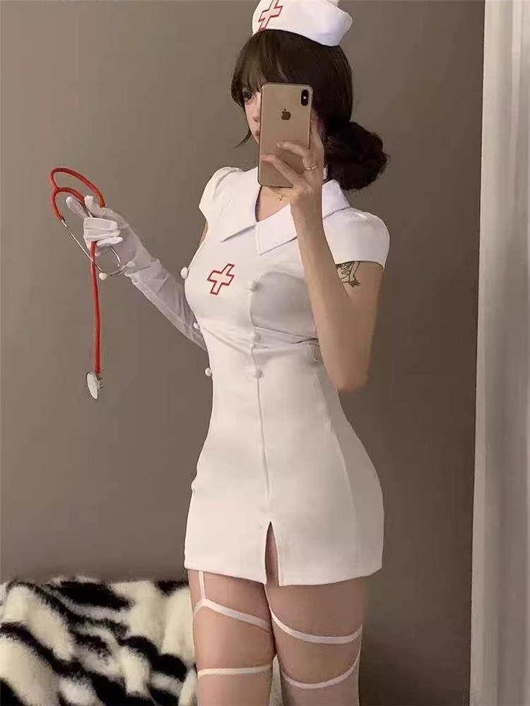 护士cosplay高级感内衣护士服短裙大码夜店女主播服装纯欲风套装