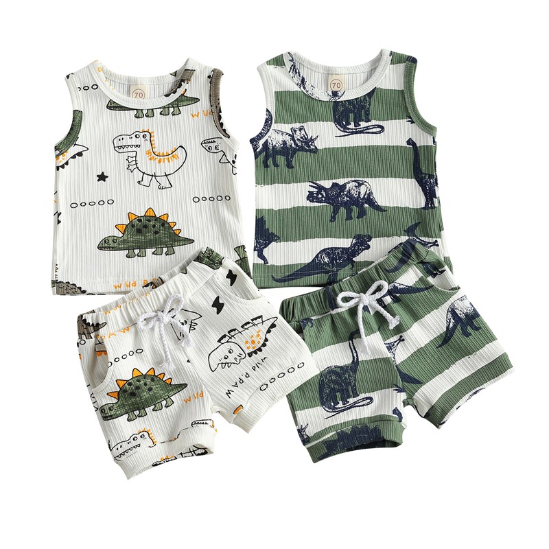 网红.Citgeett Summer Infant Baby Boys Girls Tracksuits Carto