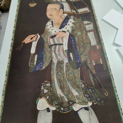 日本玄奘三藏像复古书画人物国画