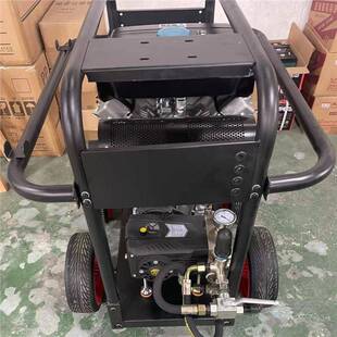 工业级超高压清洗机500公斤压力大功率商用喷砂除锈根雕380V水泵