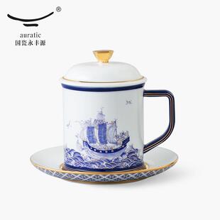 先生瓷-四海升平三件套/四件套盖杯（280-370ml)