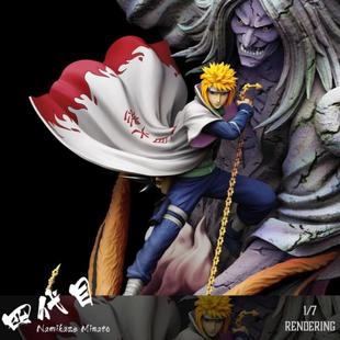 火影忍者CS四代目波风水门模型雕像动漫手办二次元 3D打印STL文件