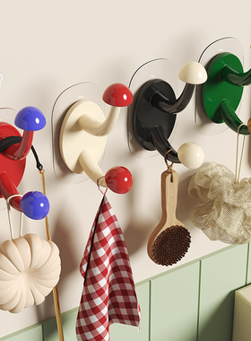 粘钩挂钩衣钩强力无痕免打孔承重强门后厨房卫生间收纳粘胶钩子