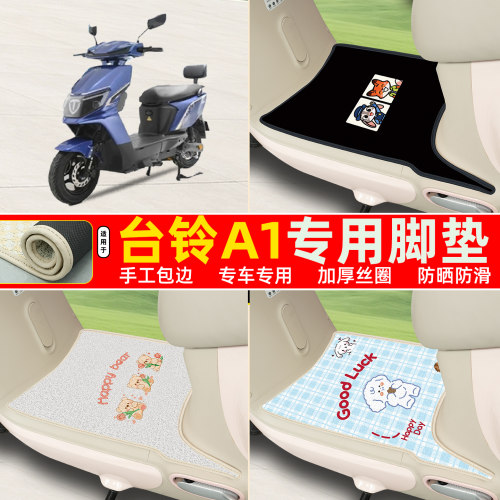台铃A1专用包边丝圈脚垫